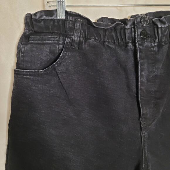 Terra & Sky Women's Plus Size 22W Black Paperbag Waist Jeans - Picture 4 of 15